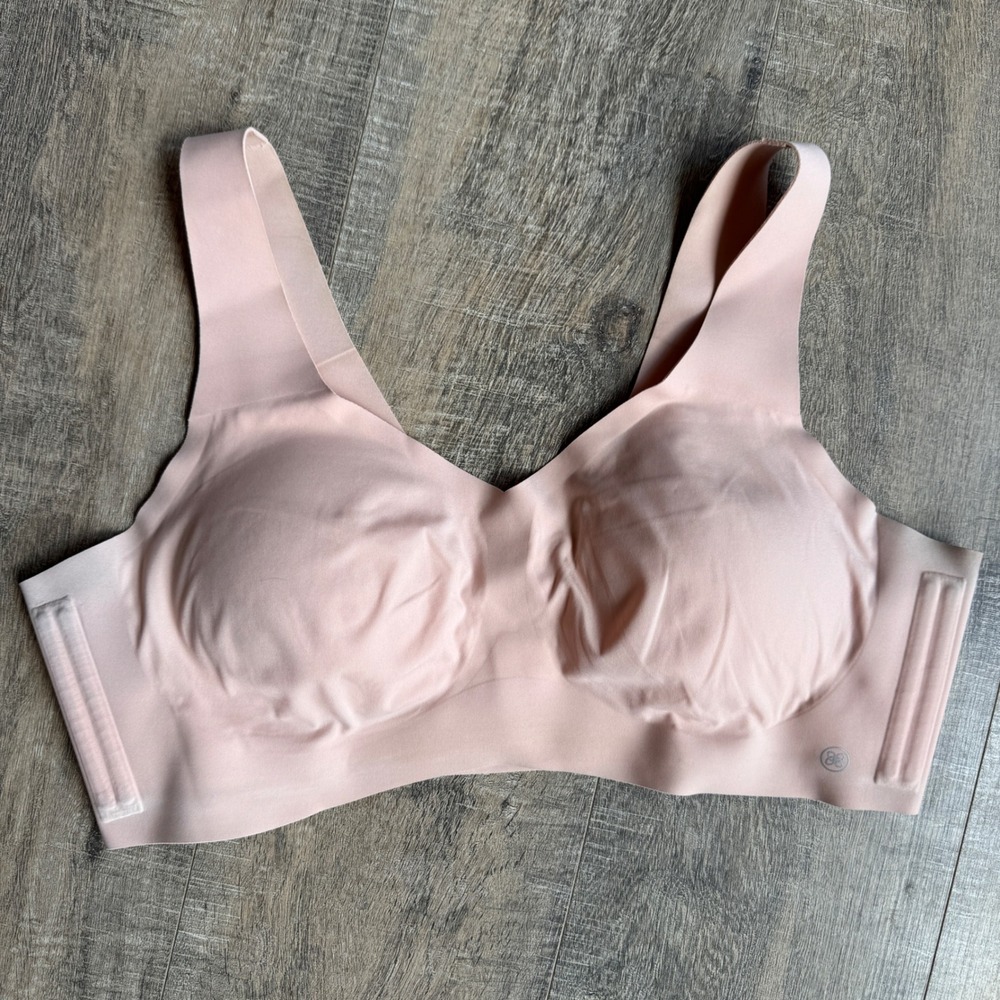 Honeylove Crossover Bra Blush Pink Wireless Seamless Support LWBR0101 1X